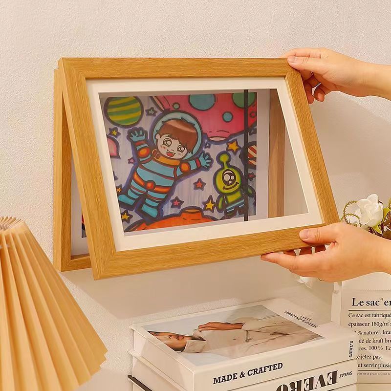 Moldura Criativa com Abertura Magnética (Expositor com Arquivo Interno até 150 folhas A4)