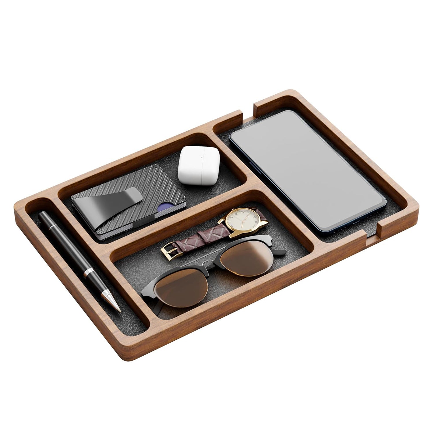 Organizador Elegante de Madeira