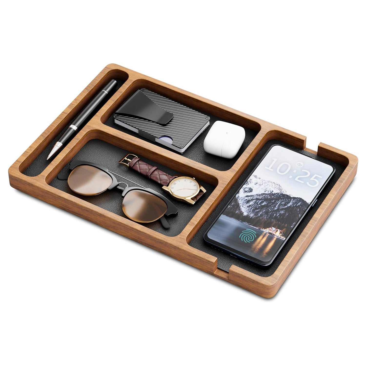 Organizador Elegante de Madeira