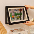Moldura Criativa com Abertura Magnética (Expositor com Arquivo Interno até 150 folhas A4)