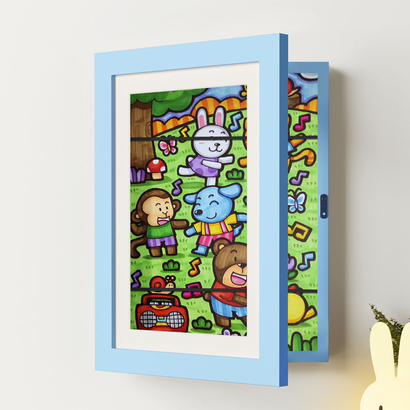 Moldura Criativa com Abertura Magnética (Expositor com Arquivo Interno até 150 folhas A4)