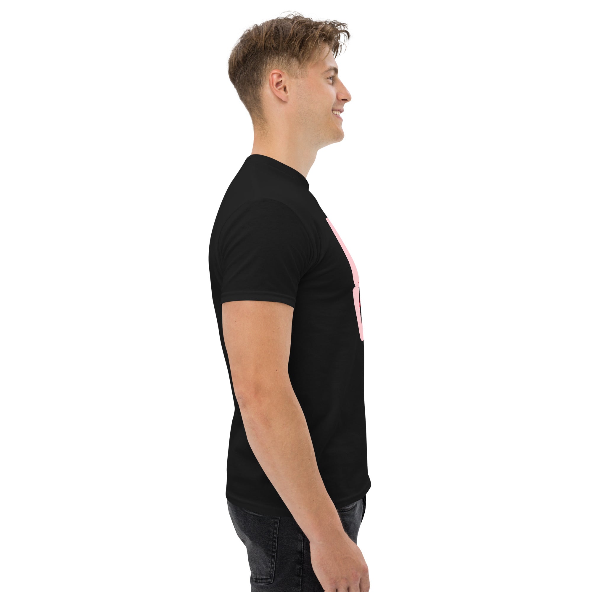 T‑shirt 100% Algodão Clássica - Unissexo (Preto) - Love You