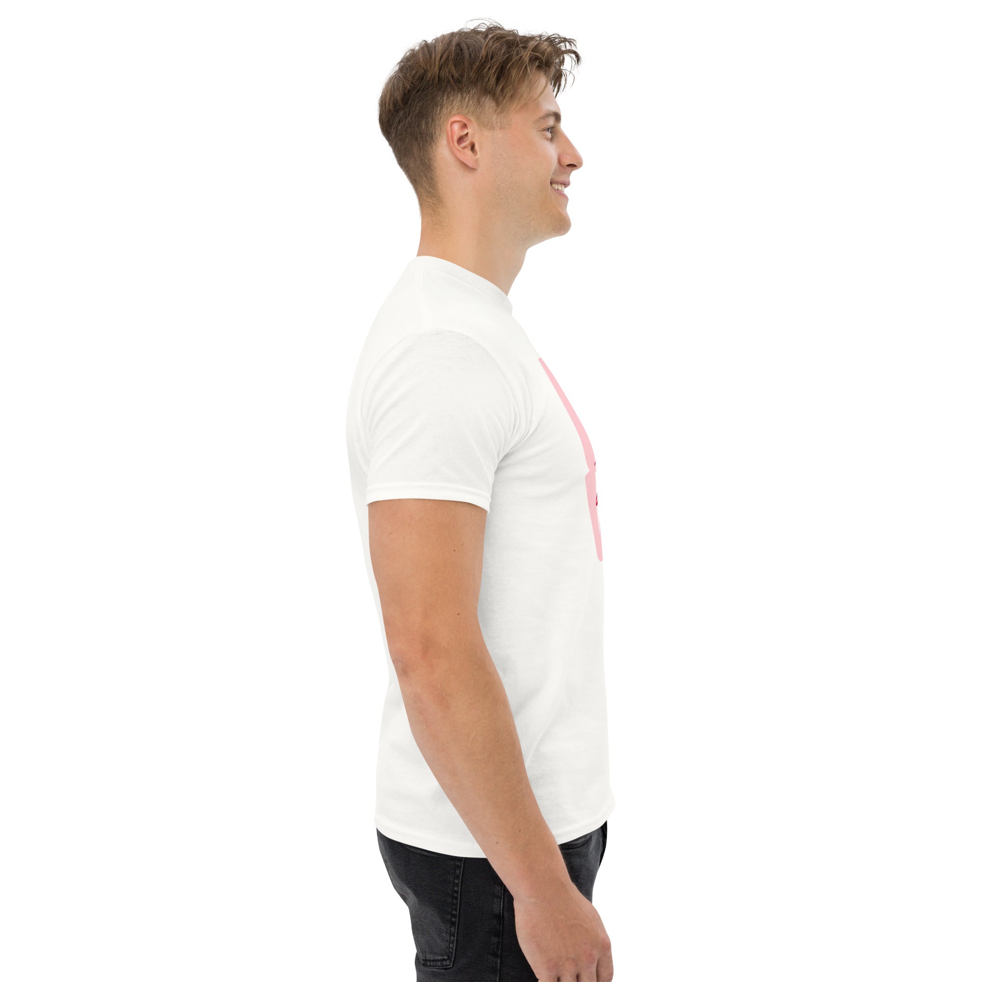 T‑shirt 100% Algodão Clássica - Unissexo (Branco) - Love You